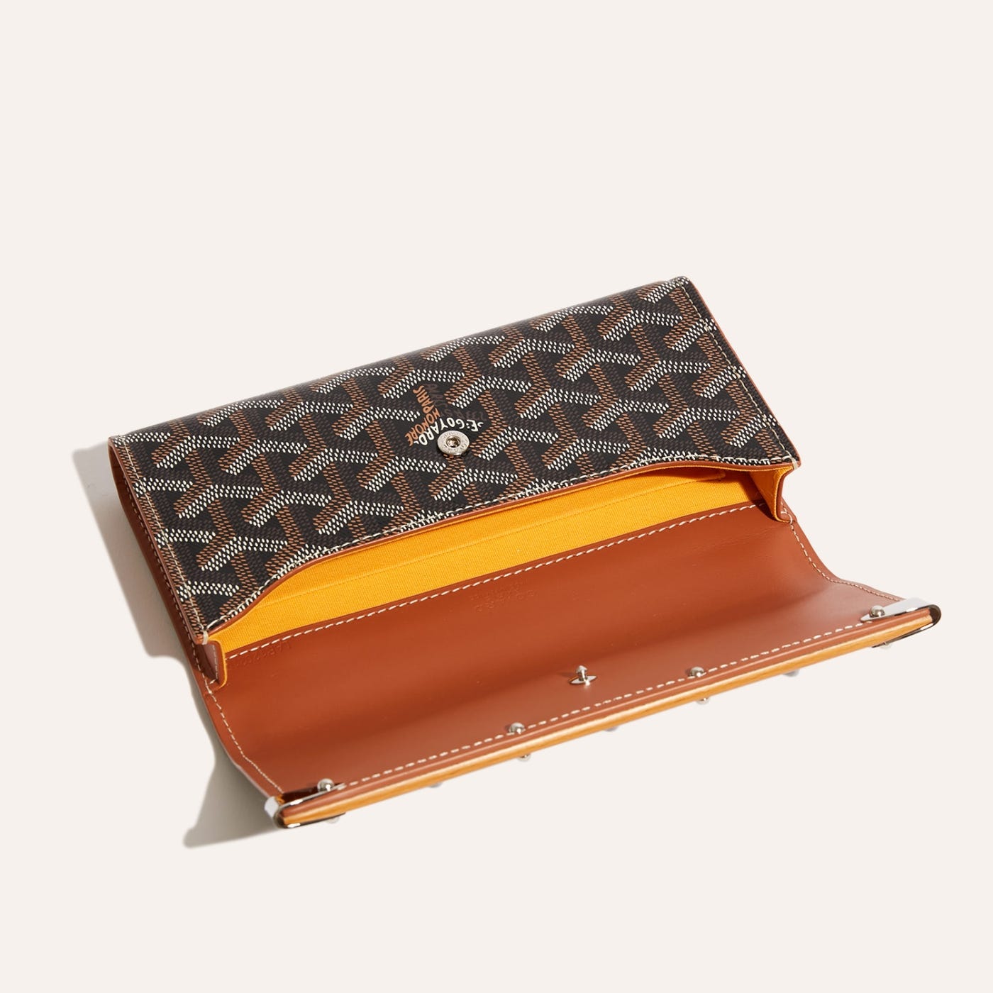 Goyard Monte-Carlo Mini Case Black & Tan - Image 4